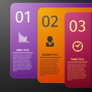 Progress icons for three steps N15