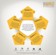 Minimal infographic template N42