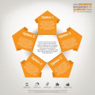 Minimal infographic template N43
