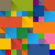 Vector flat design label panels