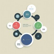 Minimal Infographic Template Design N6