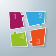 Colorful Abstract Connections Hexagons Infographic 6 Options N2