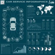 Car service repair Infographics N33