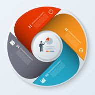 Modern business infographics circle N2