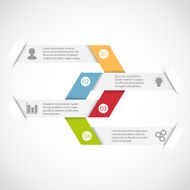 Modern simple infographic template