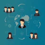 Social network concept N12