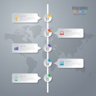 Infographics vector design template N352