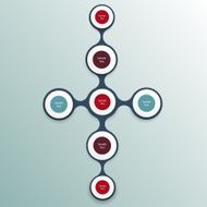 metaball colorful round diagram infographics N138