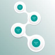 metaball colorful round diagram infographics N141