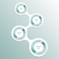 metaball colorful round diagram infographics N142