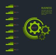 flat infographic bussiness N7