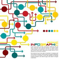 Bright infographic arrows in vector format N30
