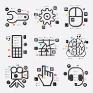 technology infographic N63