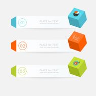 Abstract business info graphics template with icons N113