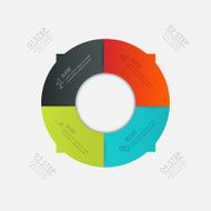 Abstract business info graphics template with icons N115