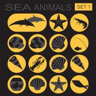 Sea animals icon N3