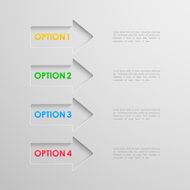 arrows vector infographic elements N2