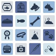 Vector Set of Pets Icons N12