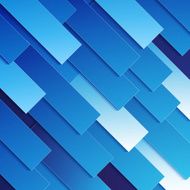 Abstract blue paper rectangle shapes background N4