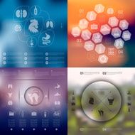 veterinary infographic with unfocused background N88