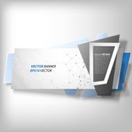 Infographic banner origami styled vector N29