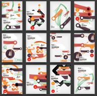 Set of Flyers Brochure Design Templates N4