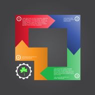 business concept icon presentation with text