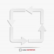 Abstract redo web icon