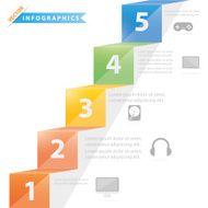 Colorful vector design for workflow layout N32