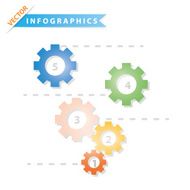 Colorful vector design for workflow layout N33