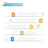 Colorful vector design for workflow layout N34