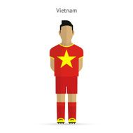 Vietnam football player Soccer uniform N2