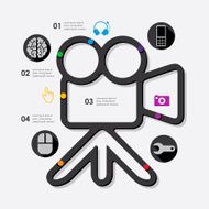 technology infographic N66