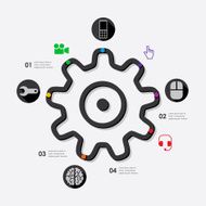 technology infographic N70