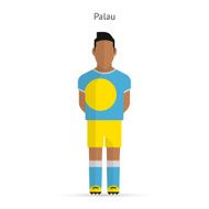 Palau football player Soccer uniform N2
