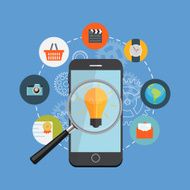 SEO Optimization Web Analytics Flat Concept Vector Illustration N2