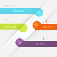 Abstract business info graphics template with icons N121