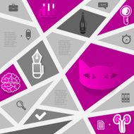 Veterinary sticker infographic N115