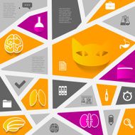 Veterinary sticker infographic N116