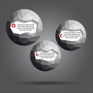Infographic design on the grey background N18