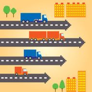 Pixel transportation infographic set Old school computer graphic style N2