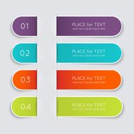 Abstract business info graphics template with icons N125