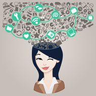 Social media concept N12