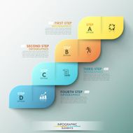 Modern Infographics Process Template N17