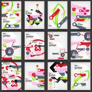 Set of Flyers Brochure Design Templates N5