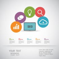 Set of SEO and Development icons N8