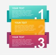 Vector infographics options banner 1 2 3 N3