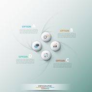 Modern infographic option banner N81