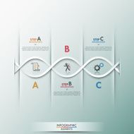 Modern Infographics Process Template N18