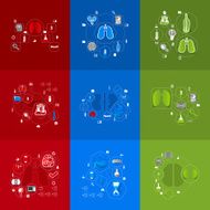 medicine sticker infographic N108